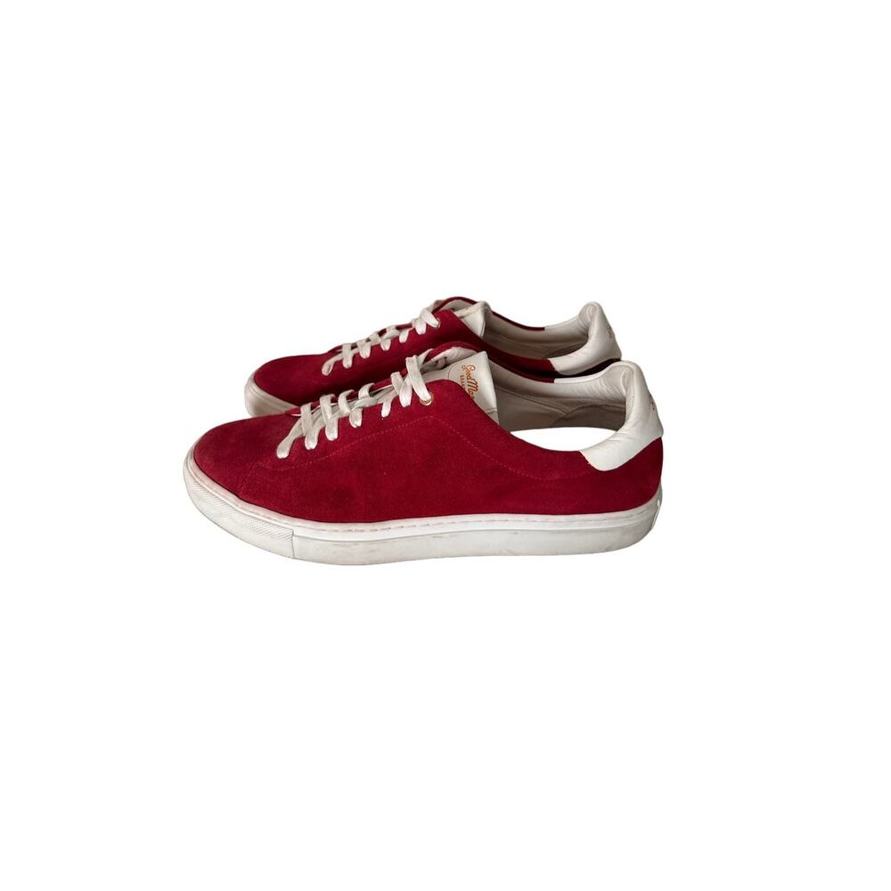 GOOD MAN BRAND Shoes Red EDGE LO-TOP SNEAKER OILED SUEDE Size Men's 11